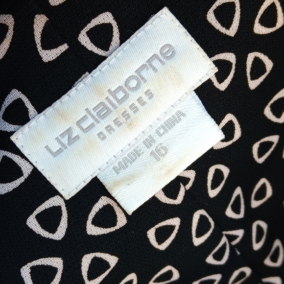 LIZ CLAIBORNE DRESSES LADIES VINTAGE (8) BUTTON CLOSURE LUXURY MAXI DRESS - Picture 15 of 16